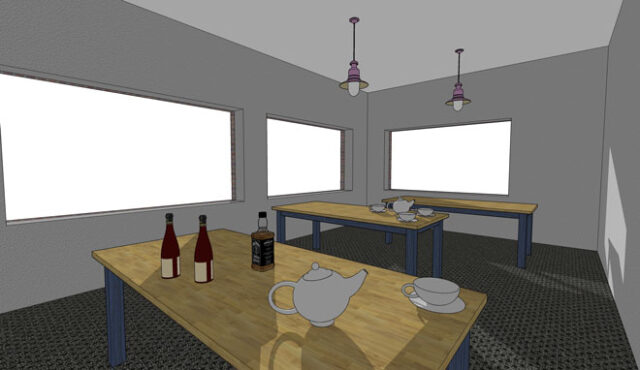 SketchUp example - interior