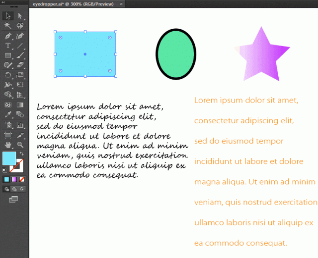 Illustrator tips - eyedropper