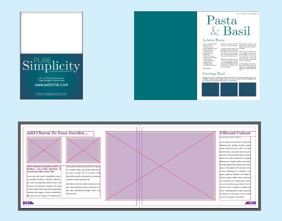 Why learn InDesign - design leaflets